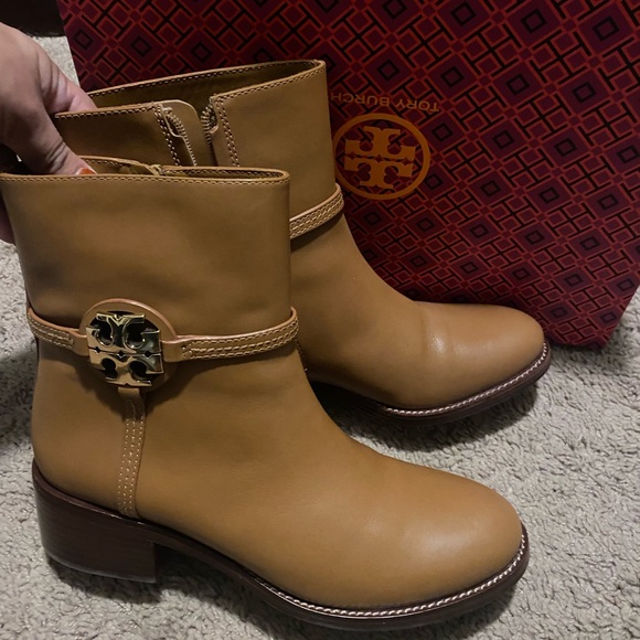 Tory Burch Shoes | Tory Burch Miller Bootie | Color: Tan | Size: 9.5 | Cynmoore11's Closet